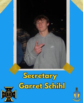 Garret SchIhl Gets Secretary Of the Kappa Lamda Chapter of ATO