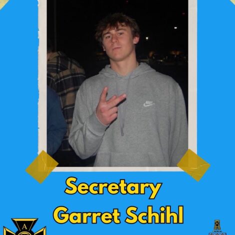 Garret SchIhl Gets Secretary Of the Kappa Lamda Chapter of ATO