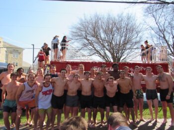 Brothers participated in the Polar Plunge