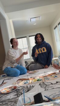 Greek Week Banner Painting