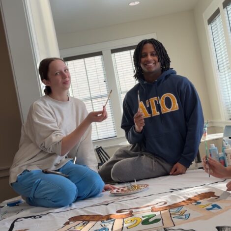 Greek Week Banner Painting