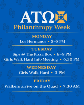 Philanthropy week at Kappa Beta