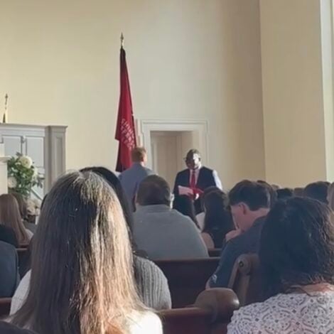 Brother Gemberling wins the Thomas V Fritz Memorial Prize at the College Honors Convocation