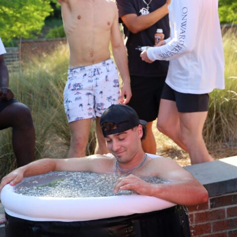 Brother Finishes Field Challenge