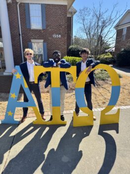 Brothers enjoying time together after a successful week of events