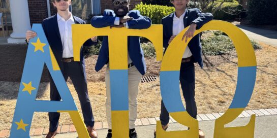 Brothers enjoying time together after a successful week of events
